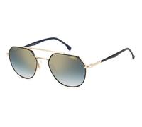 Carrera Unisex Carrera CARRERA 303/S 2M2/1V Gafas de sol Metal Oro Azul Geométrico Normal Sombreado