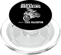 Carreras DE Carretera 300km/h ROMPIENDO EL Pelo Motociclistas PopSockets PopGrip para MagSafe