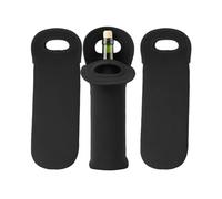 Carreras de vinos 3pcs bolsas para llevar, mangas de viaje con aislamiento de vino neopreno cubierta protectora de marketing con mango de transporte para viajes en casa picnic