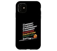 Carreras Lunes Martes Jueves Práctica Clasificatoria Día de Carrera Carcasa para iPhone 11