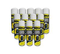 carretcar europea Limpiador de Frenos y Embrague 500ml - Pack 12 Unidades | Limpiafrenos, Eliminador de Grasa, Aceite y Polvo | Spray Alta presión, sin residuos