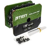 Carrete a granel de cadena de motosierra 8TEN, cincel completo, 25 pies, calibre .050, paso .325