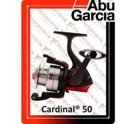 Abu Garcia Carrete giratorio Cardinal 50 6000 Fd – Ligero, 2+1 rodamientos, Grafito, Ambidiestro
