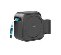 Cellfast Carrete automático ERGO™ con manguera de jardín de 30 m, construcción de plástico, resistente a los rayos UV