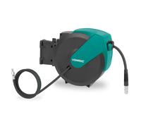 Carrete automático de manguera de aire PRO - 15 m | Conexiones universales DIN/EURO/ORION