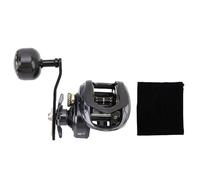 Carrete Baitcast Carrete de Pesca para Mano Derecha Gran Capacidad Freno de 12 velocidades 35.3 LB Relación de Engranaje 7.2: 1 Carrete de Pesca Baitcast con un Solo Mango Largo