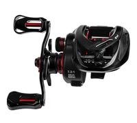 Carrete Baitcasting de 8 kg de fuerza de frenado máx. ¨¹¹ Relación 7.2:1 con alarma de descarga, 5+1 rodamientos de bolas