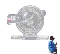 Carrete de Agua Salada, Carrete de línea de Arrastre Frontal Simple, Rueda de de balsa de caña de Mano, Mango Lateral de Color Aleatorio para un fácil Control, para Uso en Agua Dulce y Salada