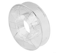 Carrete de alambre vacío de 180 mm, tambor de plástico transparente para almacenar luces de Navidad, cables de cuerda, cables y filamento de impresora 3D