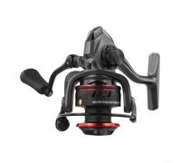 Carrete de alto rendimiento con frenado de 12 kg y brazo de metal CNC para fundición suave en agua dulce o salada negro (DK2000)