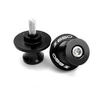 Carrete de balancín de Motocicleta para KA&WA&SA&KI Z 650 Z650 z650 2017-2024 2018 2019 Motocicleta M8 CNC Aluminio basculante carretes Soporte Deslizante Tornillos(Black)