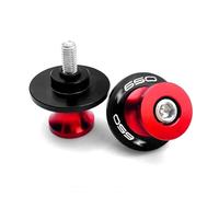 Carrete de balancín de Motocicleta para KA&WA&SA&KI Z 650 Z650 z650 2017-2024 2018 2019 Motocicleta M8 CNC Aluminio basculante carretes Soporte Deslizante Tornillos(Red)