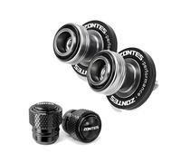 Carrete de bobinas Tornillos del Soporte Para 310T 310X 310V 310R 350T 350R 350V 350X G1 125 150 CNC Motocicleta M8 Swingarm Spools Slider Stand Tornillos(A-Black(2PCS))