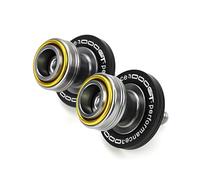 Carrete de bobinas Tornillos del Soporte Para GSXS1000GT 2022-2024 2025 Motocicleta Swingarm Spools Slider Stand Tornillos/Tapas De Válvula(1pcs-Gold)