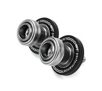 Carrete de bobinas Tornillos del Soporte Para GSXS1000GT 2022-2024 2025 Motocicleta Swingarm Spools Slider Stand Tornillos/Tapas De Válvula(1pcs-Titanium)