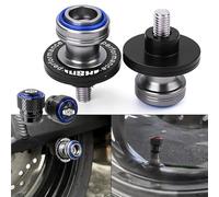 Carrete de brazo oscilante Accesorio Para Motocicleta Y&AMA&HA XSR700 XSR900 XSR155 XSR 700 900 2022-20240 2025 Deslizador Carretes Brazo Oscilante M8 Tapa Válvula Neumático(2pcs Grey)