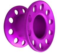 Carrete de buceo en miniatura multiusos compacto profesional de aleación de aluminio de 10 agujeros para operaciones subacuáticas avanzadas, carrete de gestión de línea de buceo, carrete de buceo