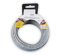 Carrete de cable flexible de 1,5 mm gris, libre de halógenos, 20 m. Ideal para instalaciones seguras y eficientes, combina flexibilidad y resistencia para diversas aplicaciones eléctricas.