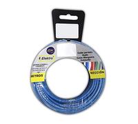 Carrete de cable H07Z1-K 1,50 mm² azul, 15 m, ideal para instalaciones eléctricas y conexiones seguras.