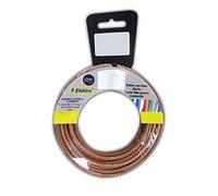 Carrete de cable H07Z1-K 1,50 mm² marrón, 15 m, ideal para instalaciones eléctricas y conexión de dispositivos en exteriores.