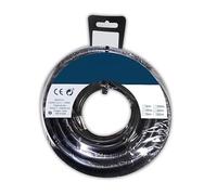 Carrete de cable H07Z1-K 1,50 mm² negro, 5 m, ideal para instalaciones eléctricas y mantenimiento.