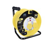 Carrete De Cable Masterplug 110V 16A Con Corte Térmico 50m MSTLVCT50162