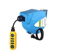 Carrete de cable retráctil automático de 10 m, cable telescópico de 1,5 mm², carrete de cable eléctrico, carrete de manguera de alimentación de 3000 W. Carrete de cable de anclaje
