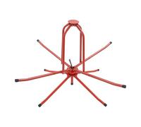 Carrete de cable rojo para calefacción por suelo radiante, enrollador de tubos de calefacción por suelo radiante, capacidad de carga 150 kg, para colocar y desenrollar tuberías PEX, PERT, calefacción