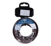 Carrete de cable tubular H03VV-F 2 x 0,75 mm² marrón, 5 m - Ideal para conexiones eléctricas y aplicaciones de baja tensión.