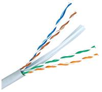 Carrete de cable UTP Cat 6 de 305 m (gris) - SAFIRE