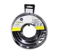 Carrete de cablecillo flexible de 4mm en color negro, libre de halógenos y con una longitud de 10m. Ideal para instalaciones seguras y eficientes. Perfecto para tus proyectos eléctricos.