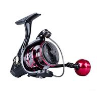 Carrete de carrete fijo de fundición larga HB500 a HB7000, rango de tamaño, construcción de metal, perilla de mango de EVA y alta relación de engranaje 5.2:1 para pesca en agua salada (I-7000)