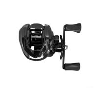 Carrete de cebo de marco fuerte con capacidad de freno de 10 kg y rodamientos de metal para pesca extendida en agua dulce (volante a la izquierda)