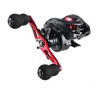 Carrete de cebo para pesca de carpas con relación de transmisión 6 3 1, gestión eficiente de línea y diseño antipesca para pescadores (rojo derecho)