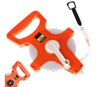 Carrete de cinta métrica, 20 m/30 m, cinta métrica de fibra de vidrio, resistente cinta métrica métrica, pista y campo, carrete de cinta métrica abierta de carpintero con pies y metros