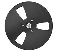 Carrete de Cinta Vacío de 1/4 7 Pulgadas, Carrete de Recogida de Plástico Vacío de Aleación de Aluminio Universal para Carrete Pequeño, Carrete de Recogida de Carrete Abierto para