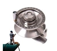 Carrete de de agua dulce de aleación de aluminio para marina con mango ergonómico, accesorio de regalo al aire libre para hombres, hijos, padres, amigos