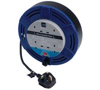 Carrete De Extensión Masterplug 10m 10A 4 Enchufes