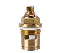 carrete de grifo, Válvulas de repuesto, válvulas grifo Válvula disco cerámica latón Cartucho prensaestopas Cuarto vuelta 1/2"20 estrías for cocina baño