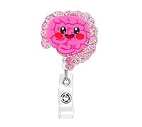 Carrete de insignia de órgano acrílico, clip de insignia de corazón, herramienta de enseñanza de anatomía, adecuado para entusiastas del hospital y broche acrílico profesional, talla única, como se