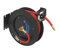 Carrete De Manguera De Aire Retráctil Sealey SA84 8m Ø10mm ID Manguera De Goma