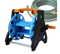 Carrete De Manguera De Jardín: Soporte Rodante De Tubo De Tubería De Agua, Rodillo De Tubería De Agua De Acero, Mecanismo De Manivela Suave, Carrito De Carrete De Manguera De Riego Para Lavado De Auto