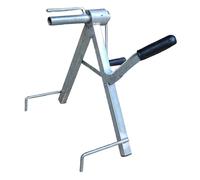 Carrete de manguera portátil de metal para almacenamiento de tuberías de agua contra incendios