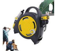 Carrete de manguera retráctil, enrollador de manguera retráctil | Carrete de manguera automático | Carrete de manguera de jardín de retorno automático de 38 pies, herramientas portátiles,