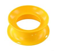Carrete de mano PP para control de línea en métodos de pesca no motorizados, soporta aparejos de señuelos de cuchara y gestión de línea de cometa en pesca Tional (19 cm)