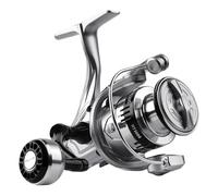Carrete de metal, 6,3 x 5,51 x 3,94 pulgadas Fishing Reel 5.2:1 Gear Ratio | Lightweight Durable Design, Smooth Performance Saltwater Catfish Reels For Lake, River, Deep Sea, Bank, Boat Fishing