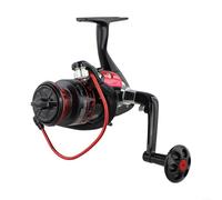 Carrete de metal ligero con sistema de arrastre sellado y mango plegable para agua salada, agua dulce, surf, roca, lubina, carpa, lago, río, barco, pesca, viajes, deportes al aire libre, aparejos