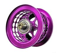 Carrete de metal para baitcasting, para Abu Garcia IB6 IB7 IB8 ALX LC6 para LV7 LC7 LT7 para BF8 MGX2 y Revo ALX para Gen 2, pieza de carrete de pesca de repuesto (rojo) (morado)