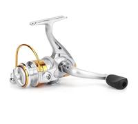 Carrete de Pesca 12BB Rueda de Carrete de Pesca giratoria metálica Alta Velocidad Relación de Engranaje 5.1:1 Ligero Durable Agua Salada Aparejos de Pesca de Agua Dulce Accesorios (BL3000)