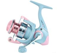 Carrete de pesca 1500S con sistema de brecha y carrete ligero poco profundo 5 2 1 relación de engranaje para un funcionamiento suave y un rendimiento fiable 3+1 rodamientos de bolas (B)